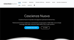 Desktop Screenshot of coscienzanuova.net