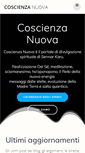 Mobile Screenshot of coscienzanuova.net